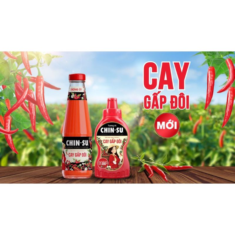 Cay Xé Lưỡi Tương ớt Chinsu Cay Gấp Đôi Chai 220gr | BigBuy360 - bigbuy360.vn