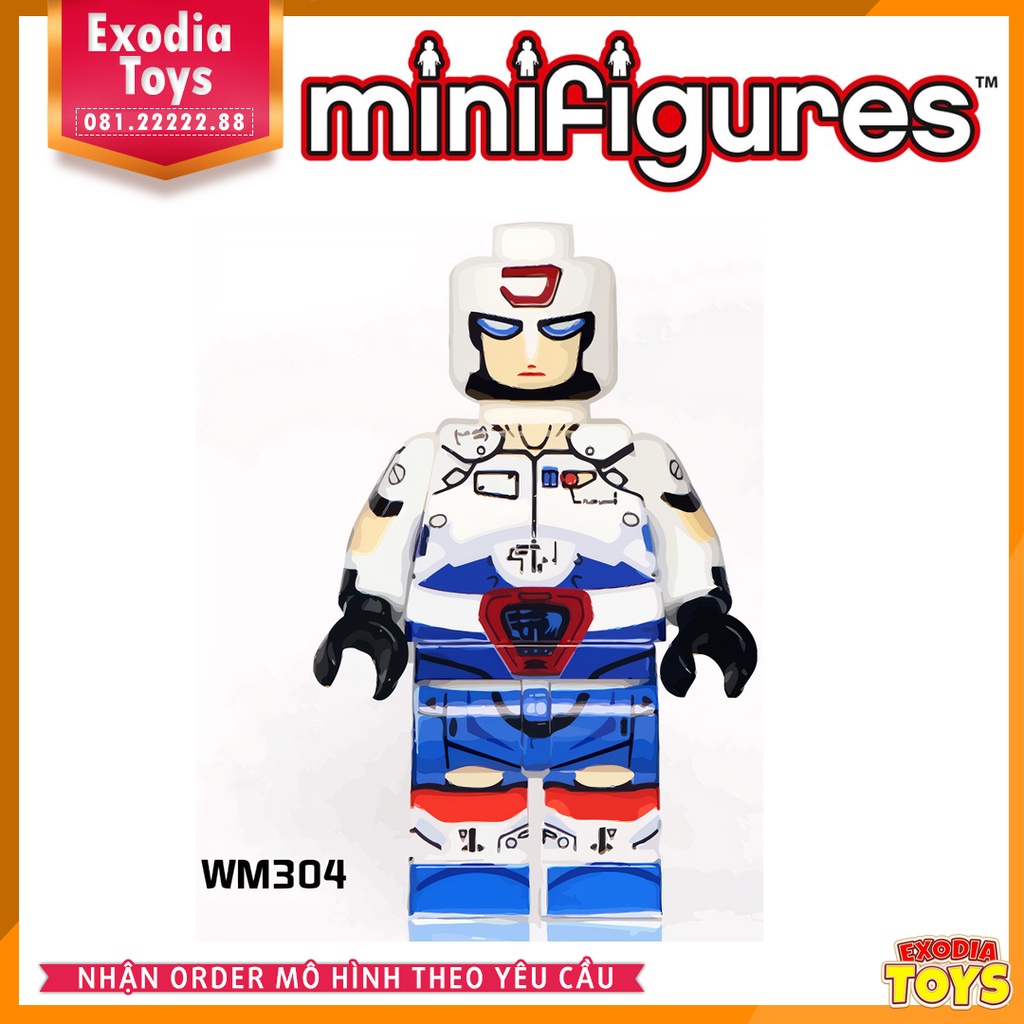 Xếp hình Minifigure Nhân vật trong phim và trò chơi - Đồ Chơi Lắp Ghép Sáng Tạo - WM6001