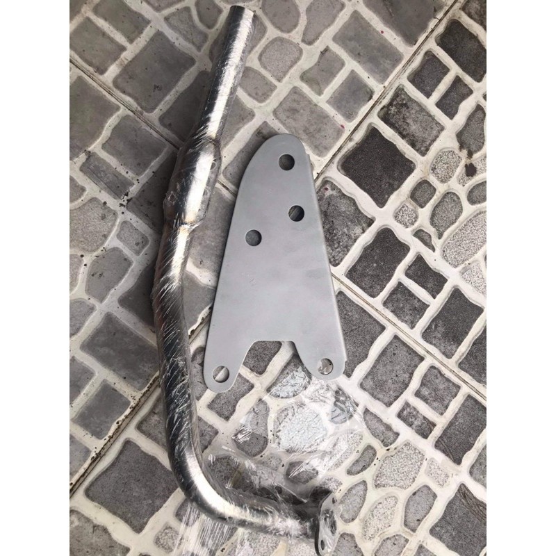 bộ cổ pass inox gắn 4 road cho xe vision