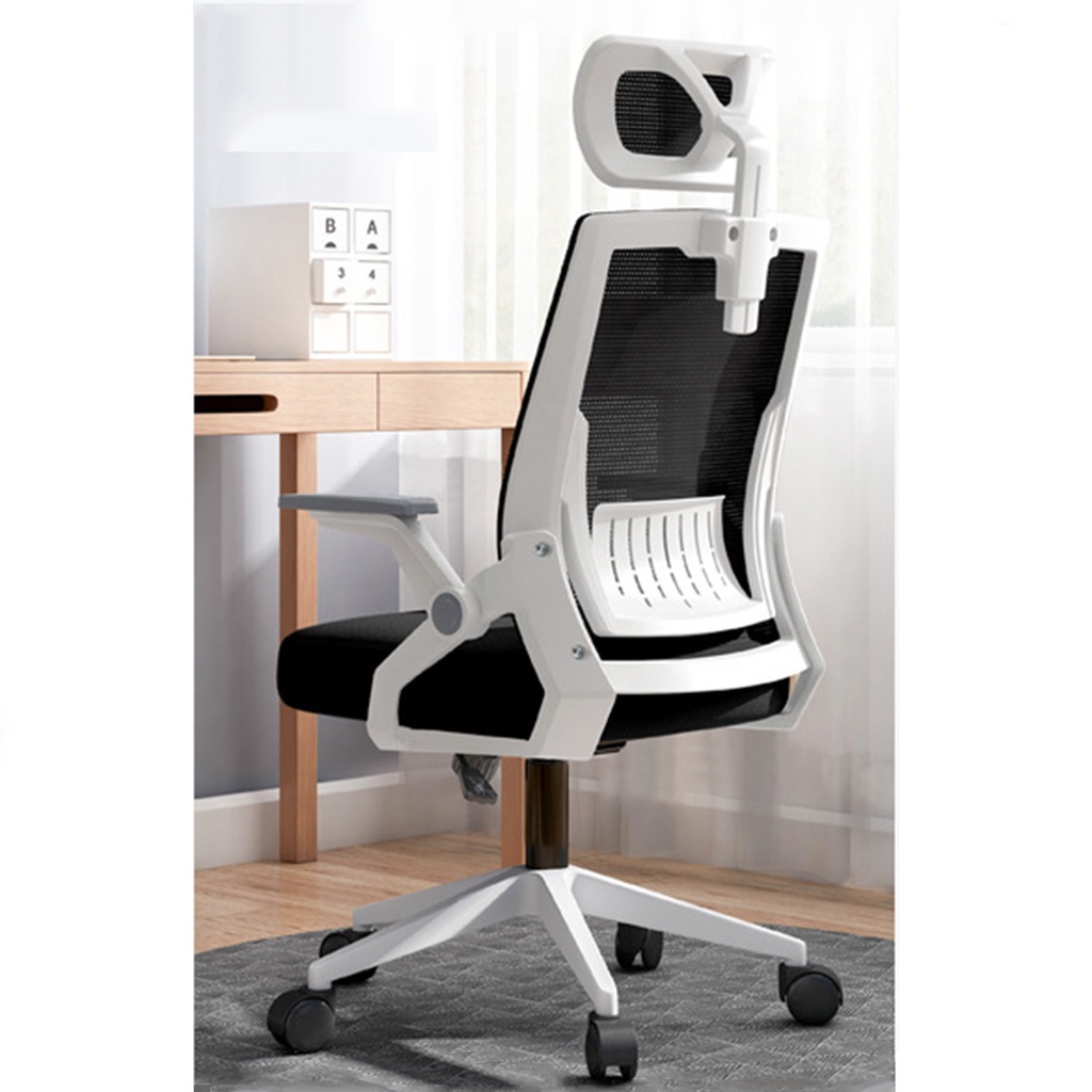 Ghế Làm Việc - Ghế Công Thái Học ERGONOMIC, Tựa Đầu 3D, Tay Vịn Thông Minh, Bảo Vệ Cột Sống Lưng, Vải Dệt Thoáng Khí.