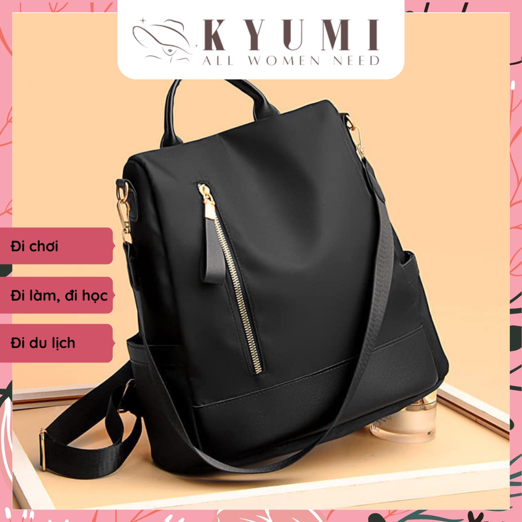 Balo Nữ Thời Trang Vải Oxford KYUMI OFFICIAL Cao Cấp Phong Cách Hàn Quốc TVNN350