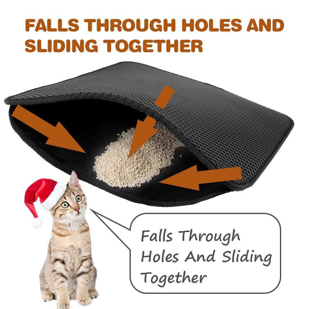 Thảm eva lót chuồng cho mèo đi vệ sinh dày hai lớp chống thấm nước có thể gấp gọn