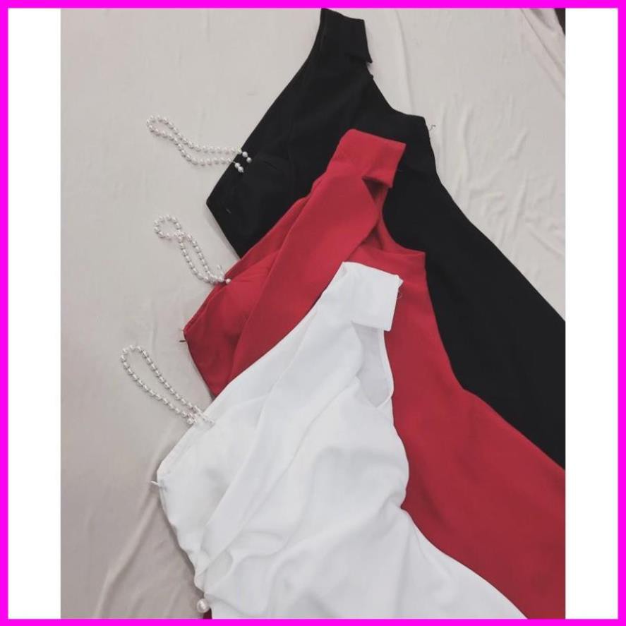 [ Freeship ] Đầm dự tiệc 1 dây vai đính chuỗi sang trọng quý phái Đầm nữ dự tiệc | BigBuy360 - bigbuy360.vn