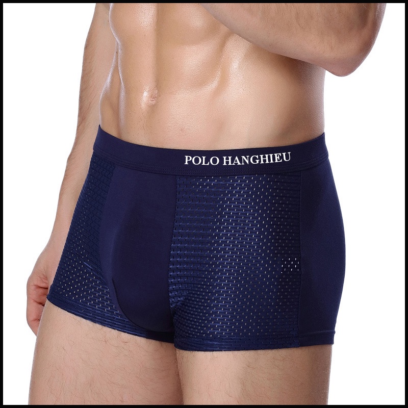 Quần lót nam boxer HangHieu cao cấp dệt sợi tự nhiên kháng khuẩn, khử mùi, thoáng khí - Notiloyal