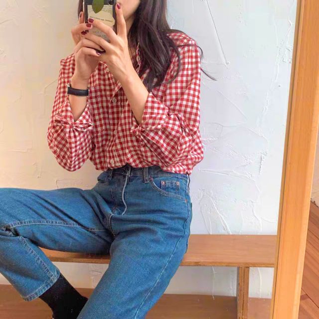 ‼️ SƠ_MI_KẺ CARO SUÔNG FORM BASIC