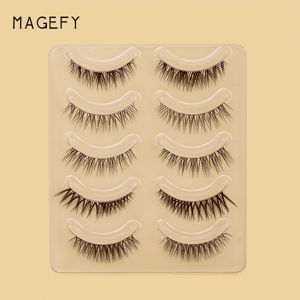 Set 5 Cặp Lông Mi Giả Nhẹ Tự Nhiên MAGEFY
