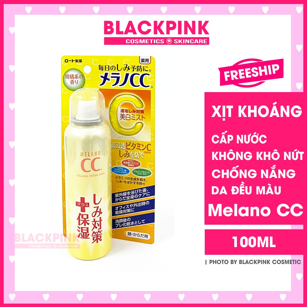 Xịt khoáng CC Melano 100ml Nhật Bản