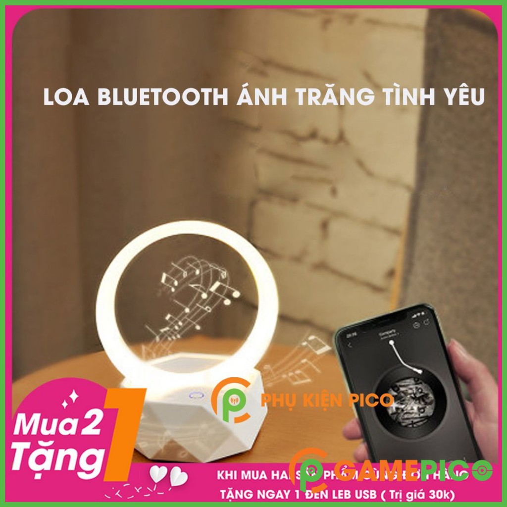 Loa Bluetooth ánh trăng tình yêu âm thanh sắc nét - Quà tặng mùa Valentine