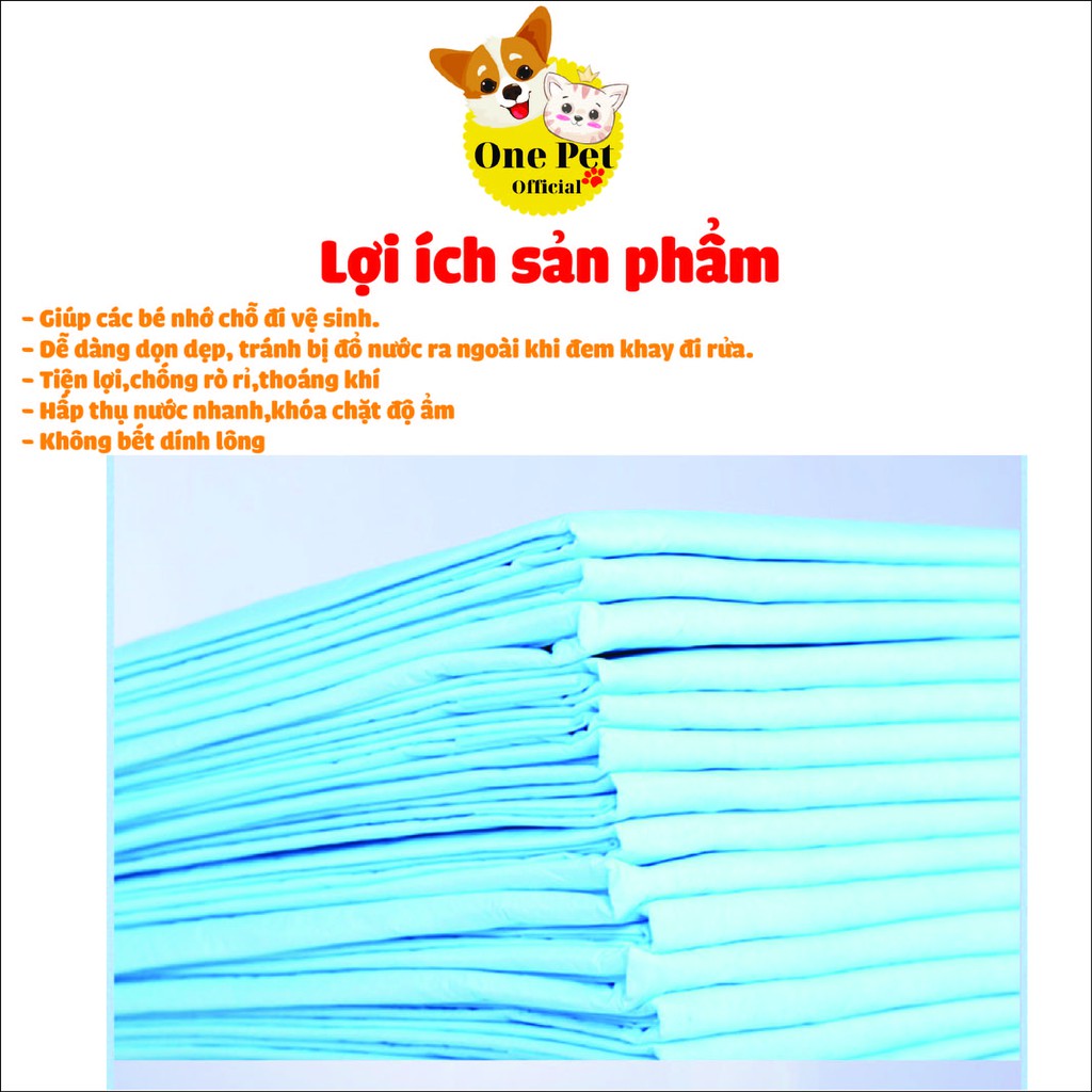 [Mã PET50K giảm Giảm 10% - Tối đa 50K đơn từ 250K] Tã lót cho Chó, lót vệ sinh cho Chó siêu thấm hút - One Pet Shop