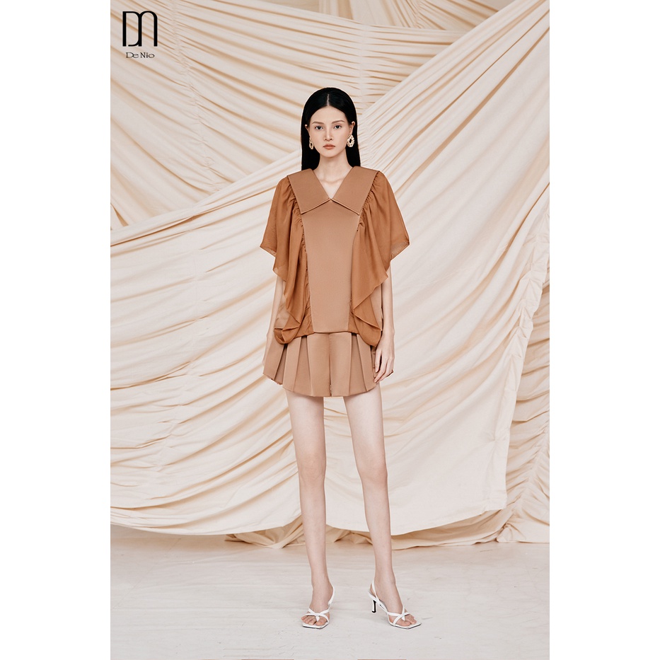 DeNio - Quần shorts xếp ly