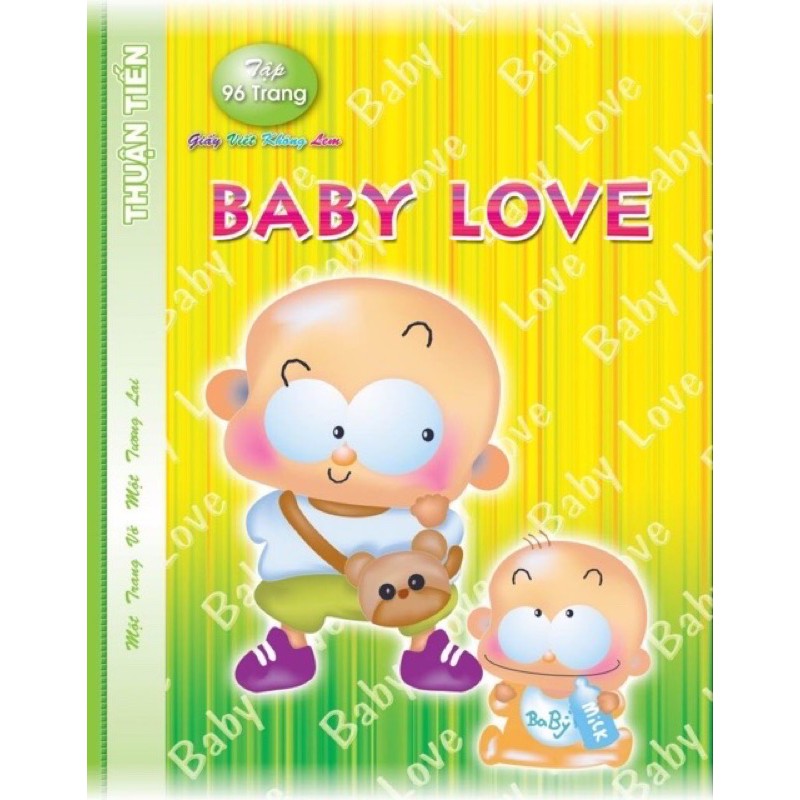 Tập Baby Love Thuận Tiến 4 ôli 48 trang / 96trang ( lốc 10c).