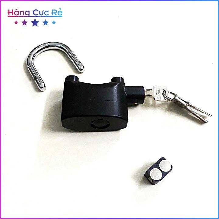 Ổ khóa  chống trộm  báo động Alarm Clock cao cấp Freeship Khóa thông minh tặng kèm pin, có bảo hành - Shop Hàng Cực Rẻ