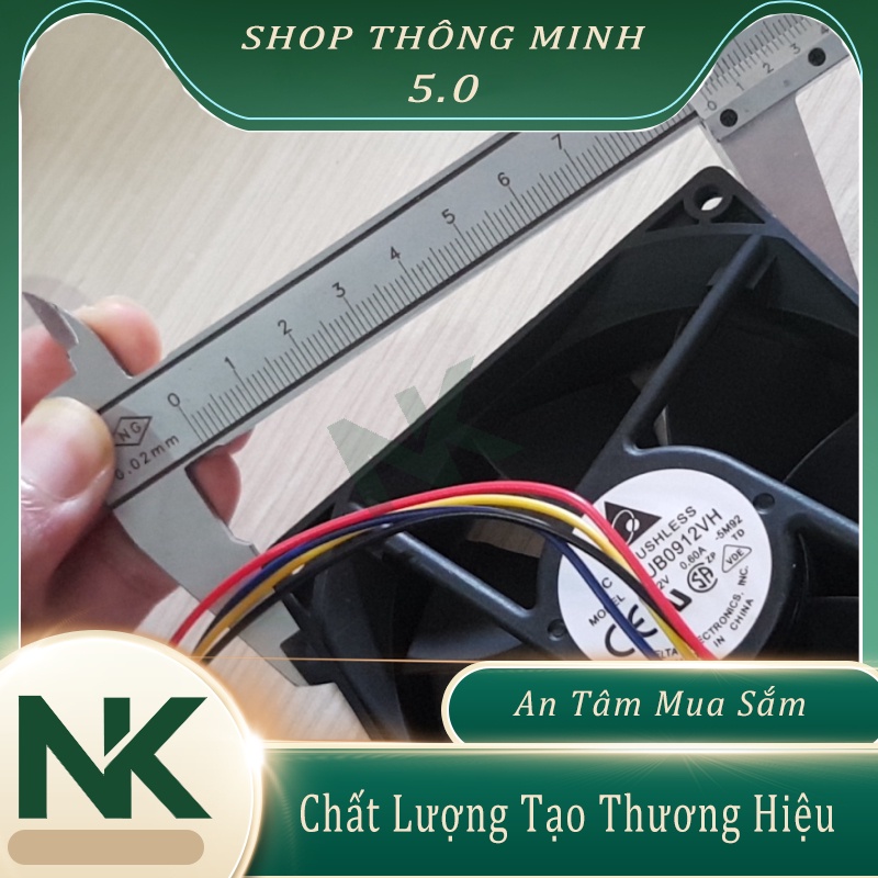 Quạt tản nhiệt 12V 0.6A 9x9CM 4 Chân Delta 1000-4000RPM quạt khỏe cho thiết bị