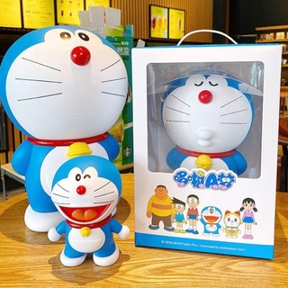 Con heo đất doraemon con heo đất chống rơi vật trang trí con heo đất khổng lồ con heo đất đẹp quà trẻ em