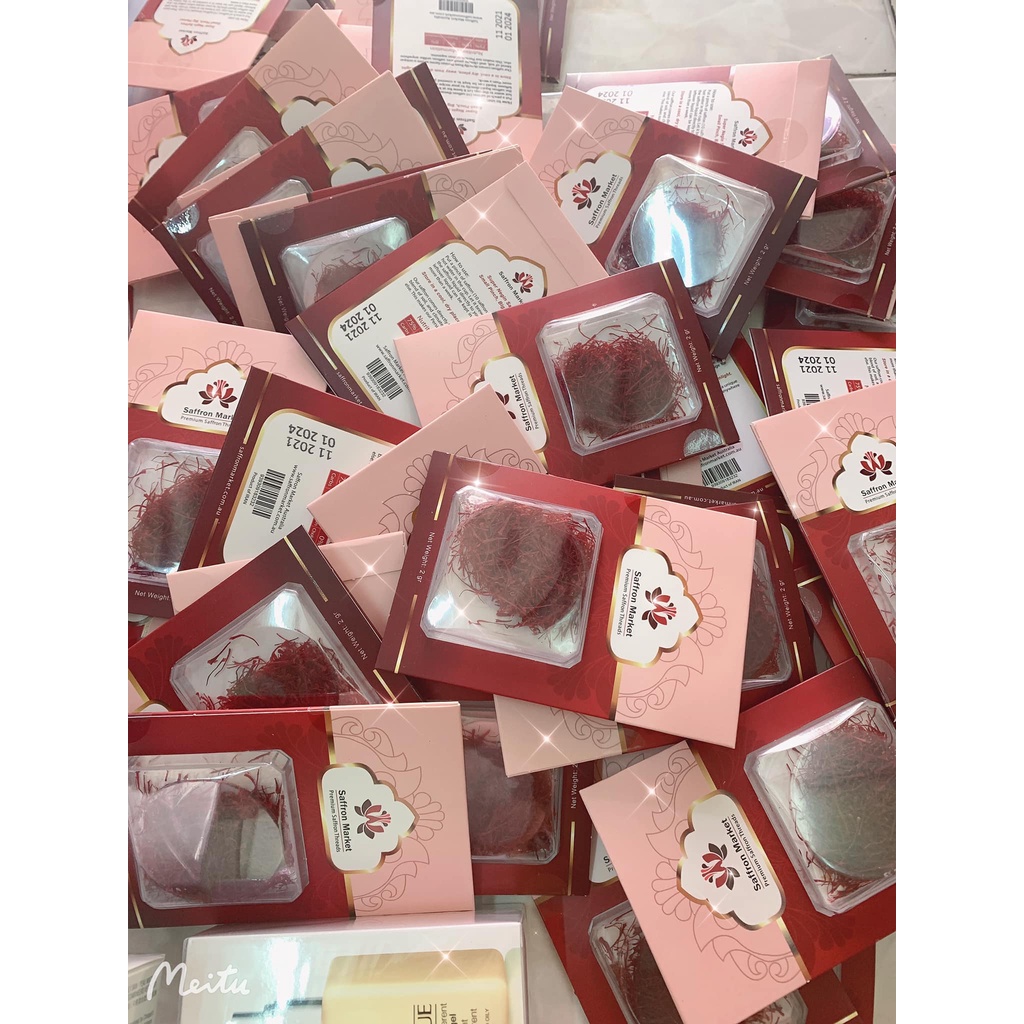 Nhụy Hoa Nghệ Tây Iran 2 Gram Saffron Hàng ÚC