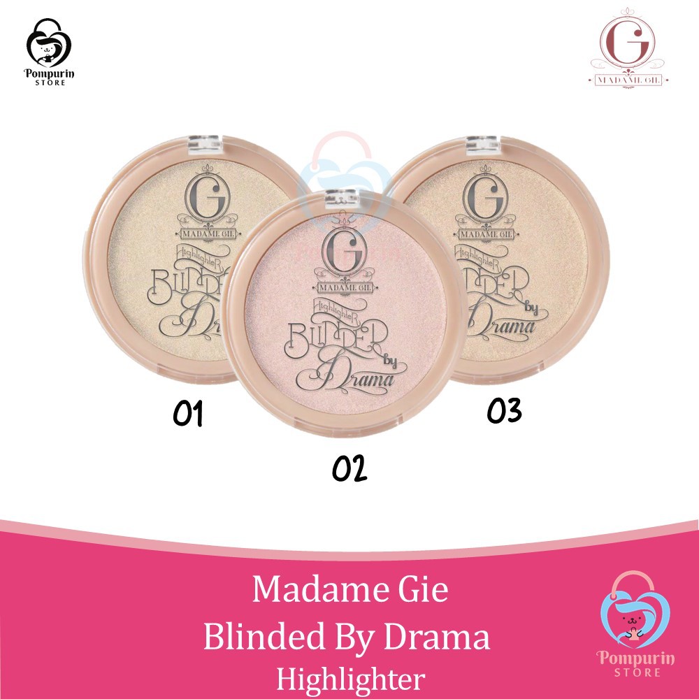 (hàng Mới Về) Phấn Bắt Sáng Madame Gie Blinded By Drama