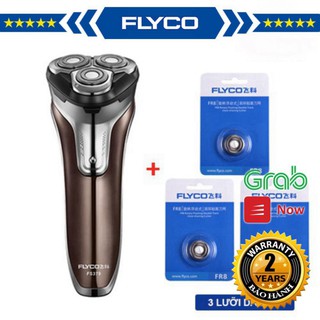 Combo Máy Cạo Râu 3 Lưỡi Kép Thân Máy Kháng Nước FS379VN & 3 Lưỡi Dao FR8  AK FM cận shop h