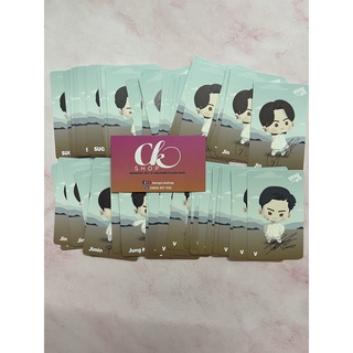 Ảnh bo góc card chibi BTS PROOF chính hãng