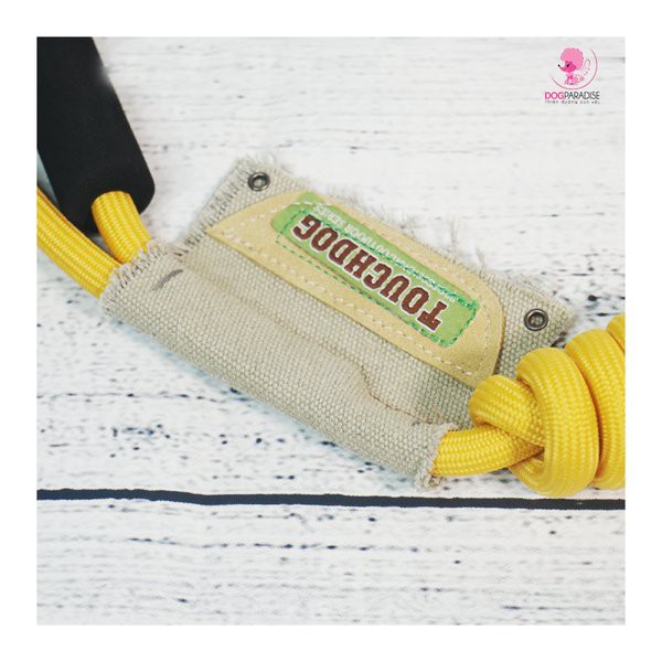 Bộ dây dẫn vòng yếm chó mèo siêu chắc TOUCHDOG - Màu Vàng - Dog Paradise