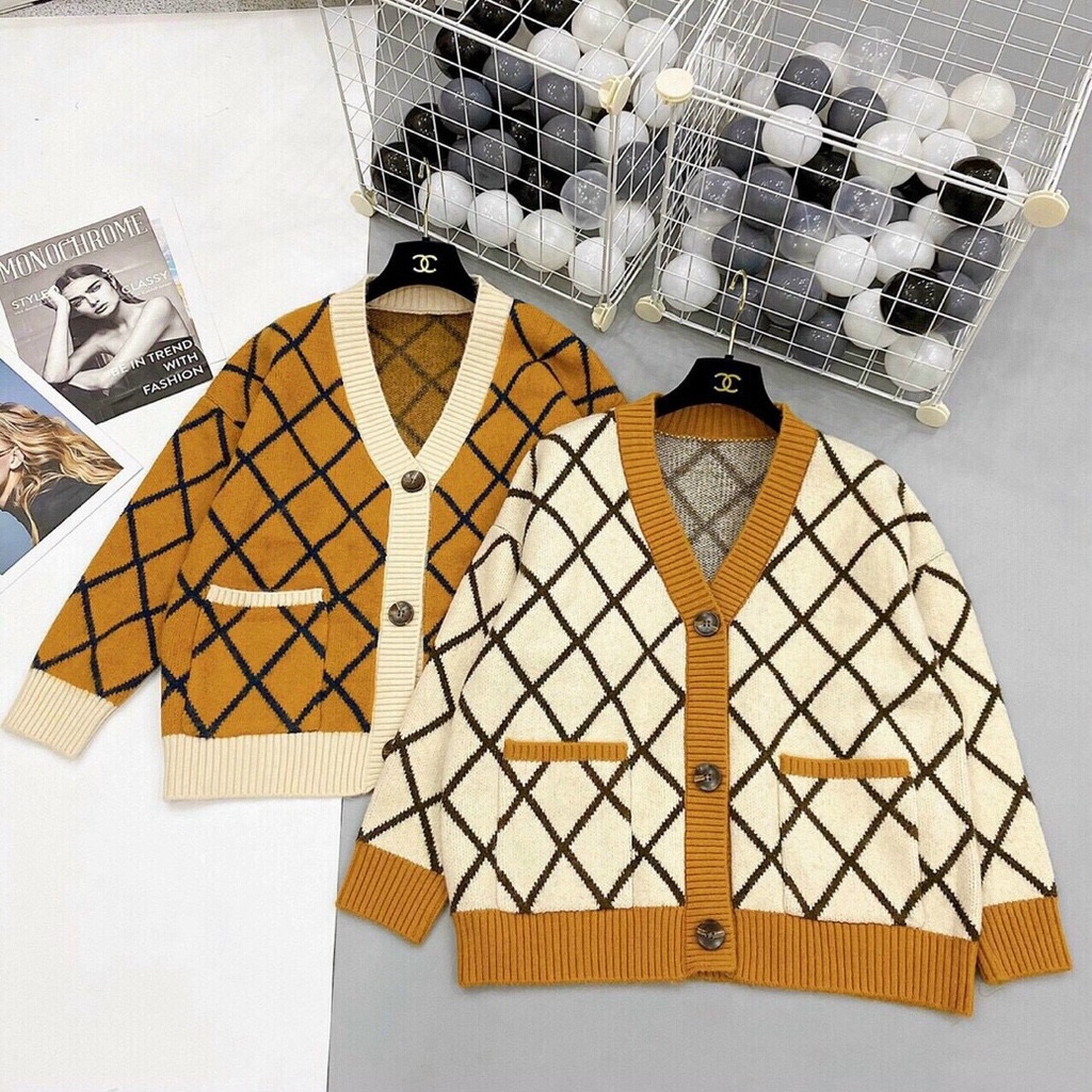 áo khoác len, áo cardigan dệt kim munmun siêu hot | BigBuy360 - bigbuy360.vn