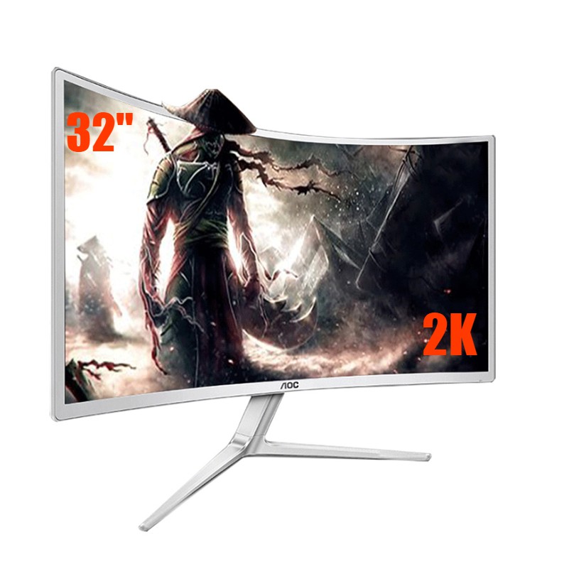 [Mã ELSR12 giảm 6% đơn 400K] Màn hình máy tính AOC 32 inch Cong 2K led đẹp Mới BH 12 tháng