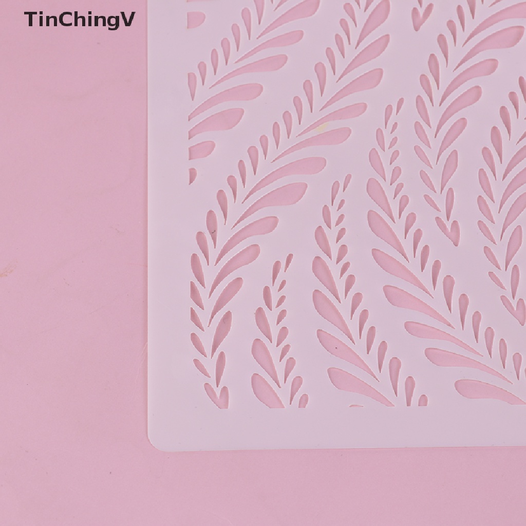 [TinChingV] Khuôn Làm Bánh Socola Bằng Lúa Mạch Họa Tiết Ren Lưới PET