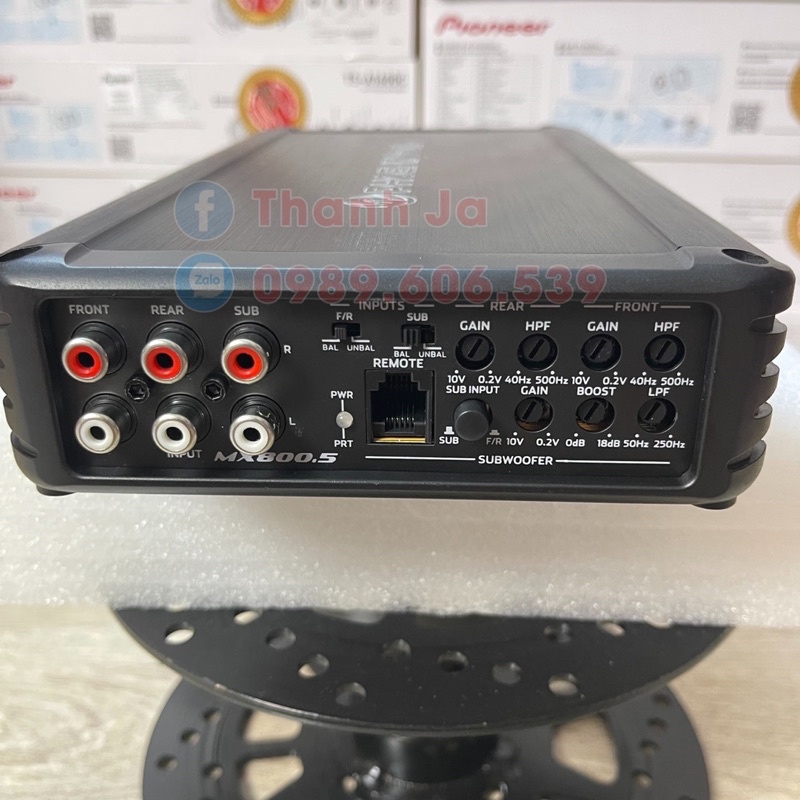 Amply Xe 5 Kênh Sub Hơi Pheonix Gold Hàng Mỹ Full New