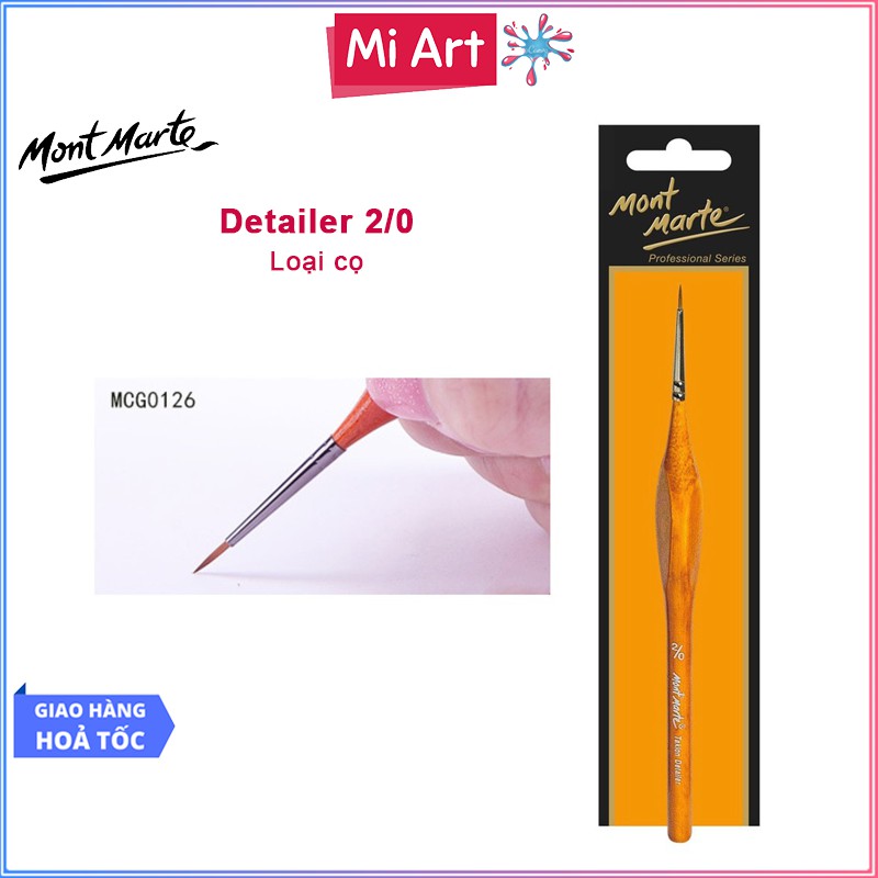 Cọ Đi Nét Artist Taklon Detailer 2/0 Mont Marte - Artist Brush Taklon Detailer 2/0 - MCG0126