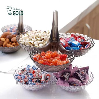 Khay Đựng Mứt Tết, Khay Mứt Vảy Cá Hình Tháp