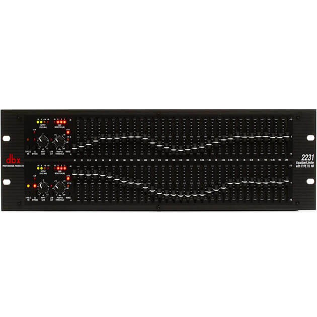 Lọc xì DBX 2231 -  thiết kế nhỏ gọn cân chỉnh âm thanh nhạc cụ, hiệu quả cân chỉnh cao -bền bỉ. BH 12th