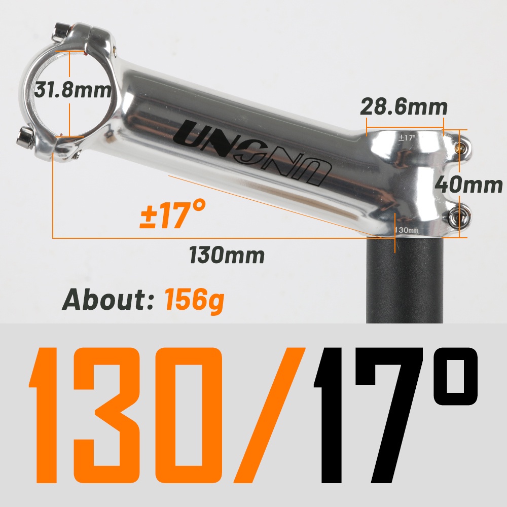 Pô Tăng Xe Đạp Bằng Bạc Siêu Nhẹ 7/17/ 35 Độ 60/70/80/90/100/110/120/130mm