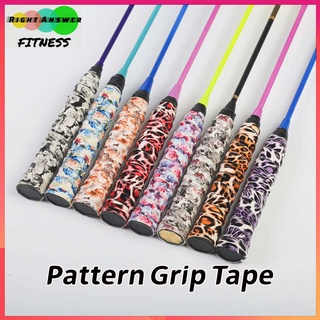 Băng Quấn Tay Cầm Vợt Cầu Lông / Tennis Họa Tiết Rằn Ri Thoáng Khí Thấm Hút Mồ Hôi Chống Trượt
