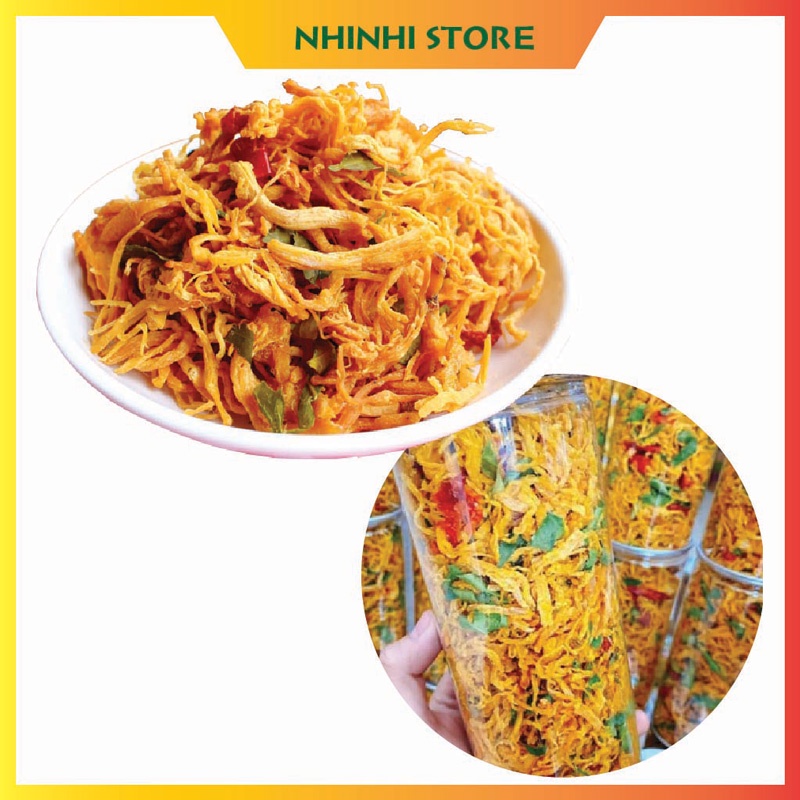 Khô Gà Lá Chanh, Lon 300g - Món Ăn Vặt Nhâm Nhi Ngày Tết - Trái Cây Sấy Nhi Nhi Store | BigBuy360 - bigbuy360.vn