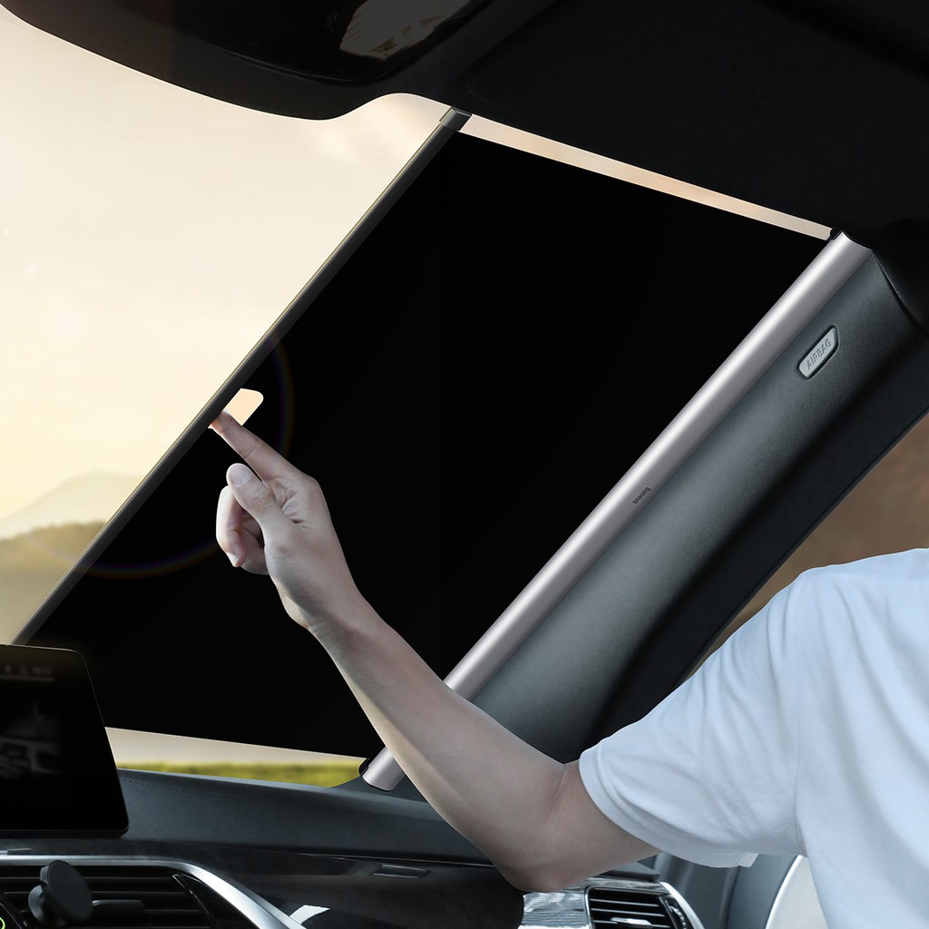 Rèm chắn nắng trên kính lái ô tô Baseus Auto Close Car Front Window Sunshade | BigBuy360 - bigbuy360.vn