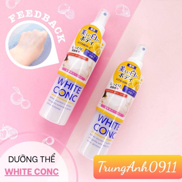 Lotion xịt khoáng dưỡng trắng da White Conc (Whiteconc)