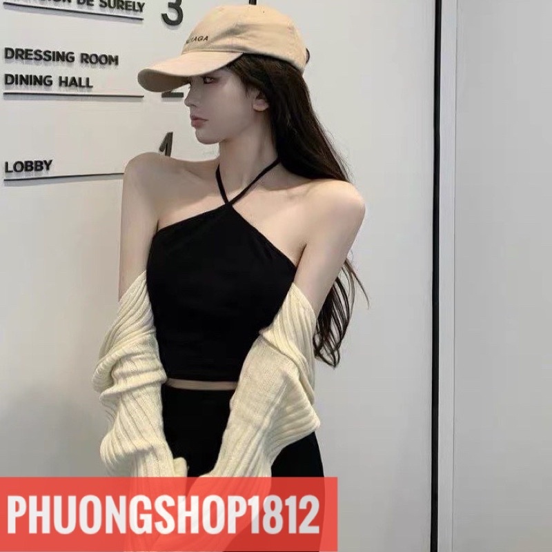 Áo 2 Dây Chéo Sành Điệu_Ôm Dáng Chuẩn From_Chất Vải Gân Co Giãn Tốt _Ảnh thật phuongshop1812