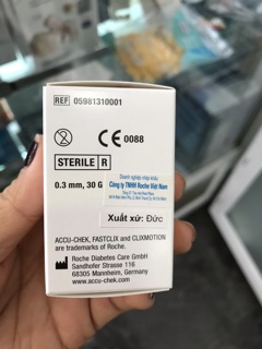 Kim lấy máu ACCU CHEK FASTCLIX