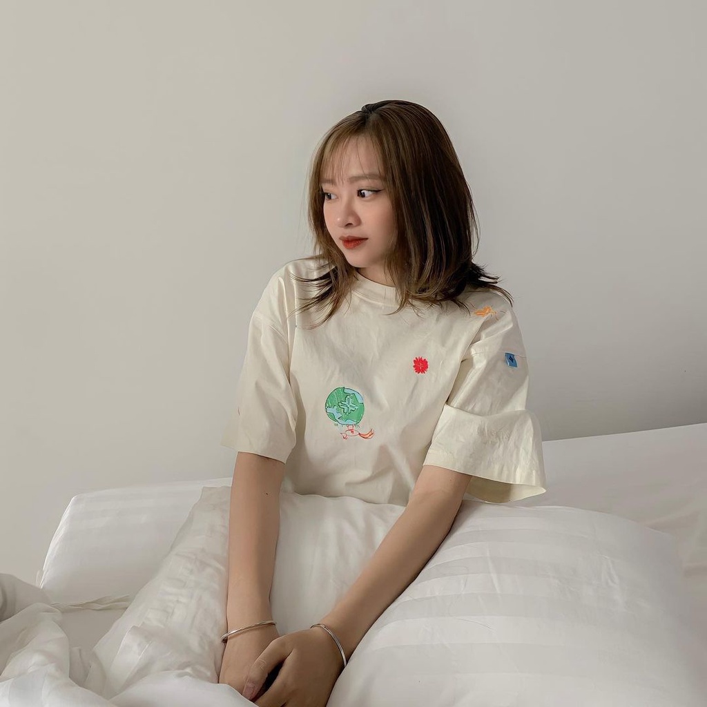 Áo Thun LEVENTS Loveyou300k Special Cream áo Thun Tay Lỡ levent