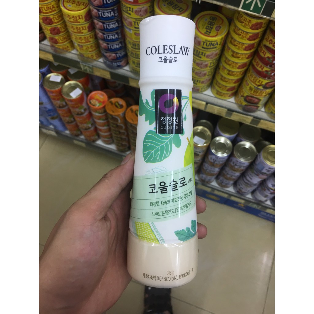 [KoreanMart] SỐT SALAD COLESLAW DRESSING CHAI 315G