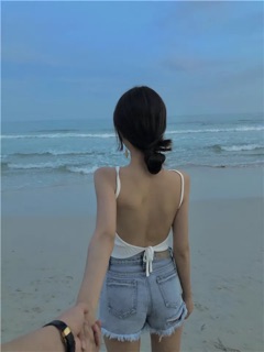 [Od Taobao] Yếm len buộc dây sexy