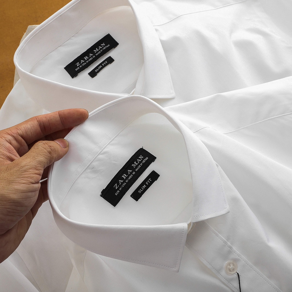 Áo Sơ Mi Z.Ra Trơn, Sơ Mi Tay Dài Dành Cho Nam Siêu Sales Hot Nhất