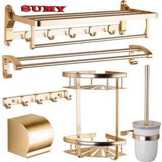 PHỤ KIỆN PHÒNG TẮM HỢP KIM ÁNH VÀNG SUMY (HÀNG CAO CẤP)