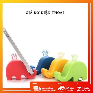 Giá đỡ điện thoại bằng nhựa hình chú voi dễ thương