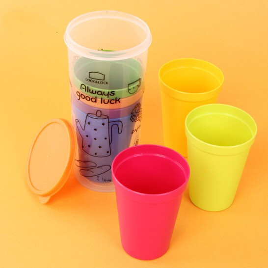 [ LOCK&amp;LOCK ] Set ly rainbow Lock&amp;Lock, xép gọn tiết kiện diện tích