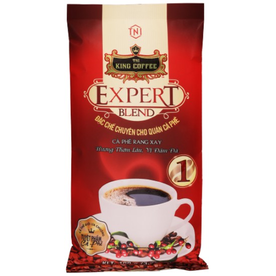 CÀ PHÊ RANG XAY EXPERT BLEND 1 KING COFFEE - TÚI 100 GR