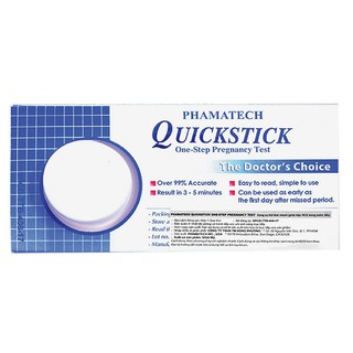 Que thử thai nhanh Quickstick (1 cái/hộp)