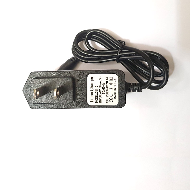 Bộ sạc nguồn Adapter AC-DC sạc pin 2S 8.4V-1A (1000mAh) Chuẩn cắm 5.5 * 2.5mm / 5.5 * 2.1mm cho thiết bị điện tử