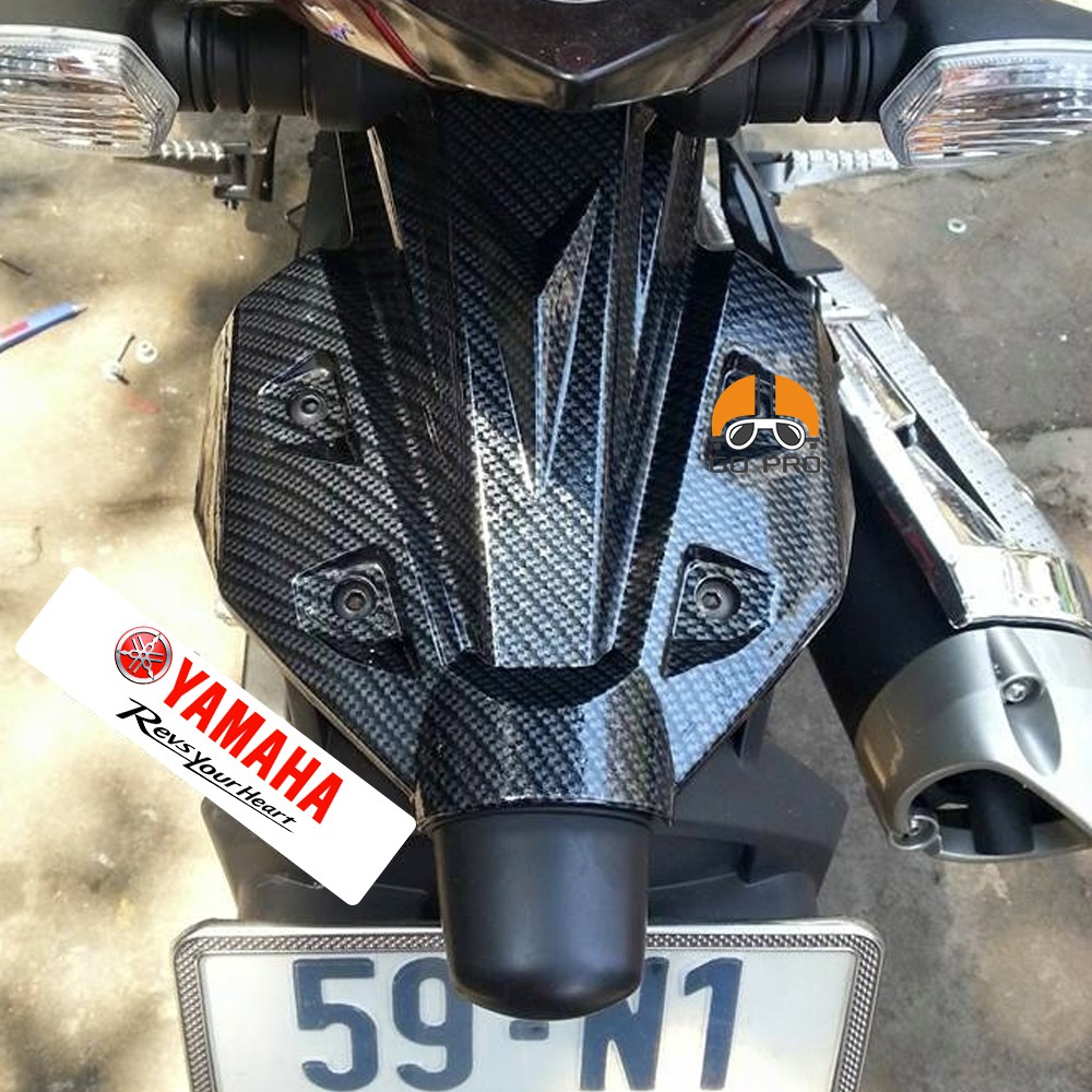 [CHÍNH HÃNG] Ốp Đuôi Rùa &amp; Cóc Đèn Dành Cho EXCITER 150cc Nhựa Xi