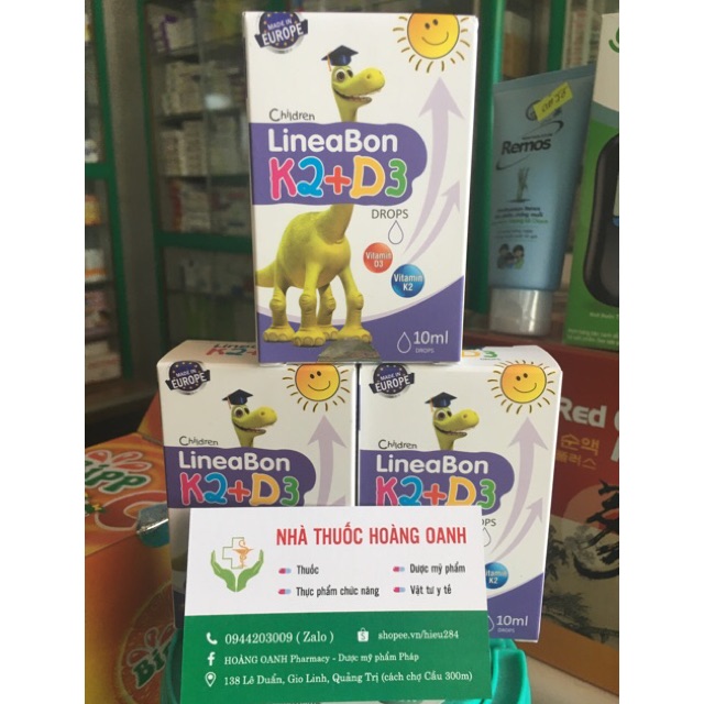 💊[CHÍNH HÃNG] Vitamin LineaBon K2+D3