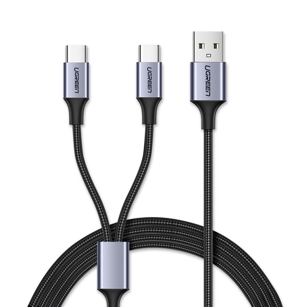 Cáp sạc nhanh và truyền dữ liệu 2 in 1 Micro USB và USB-C UGREEN US197 US196 dài 1m chính hãng UGREEN 30572